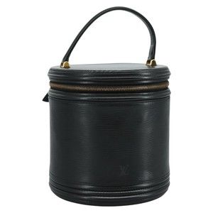 LOUIS VUITTON Epi Cannes Hand Bag Black M48032 LV Auth ep7145